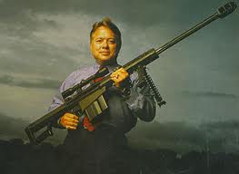 Ken Barrett, owner of the company that produces the Barrett Light Fifty advocates unrestricted ownership of his deadly weapon in America.