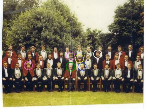 The Force Research Unit - Photographed Circa 1982 At A Sergeants Mess Evening WIth Commanding Officer Col Gordon Kerr