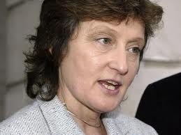 Geraldine Finucane, stormed out of Downing Street