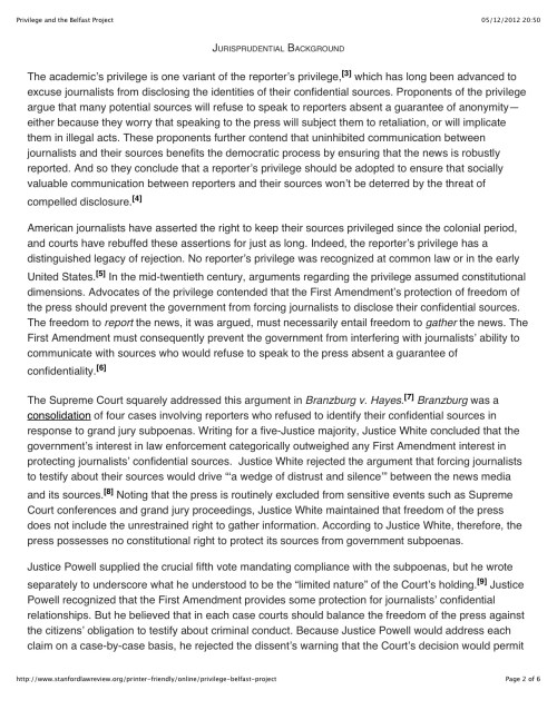 Privilege and the Belfast Project2