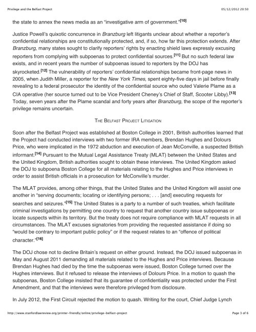 Privilege and the Belfast Project3