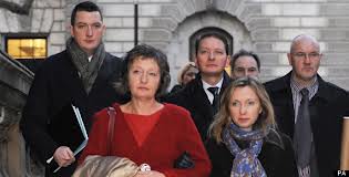 Pat Finucane's family, led by his widow Geraldine