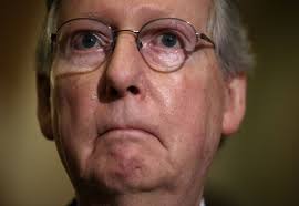 Mitch McConnell, putative new Senate majority leader and the second most powerful man in the world following the mid-term elections. Also has a mouth like a duck's arse.....