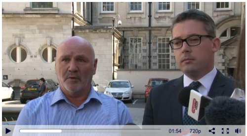 Alex Maskey and Niall O Donnaghail - The two faces of Sinn Fein with the same warning to the media: don't be unhelpful!