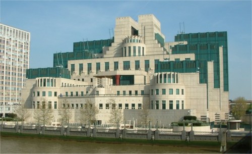 MI6 Headquarters on the south bank of the River Thames