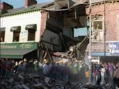 Shankill locals claw through the rubble of Frizzels fishmongers in search for survivors
