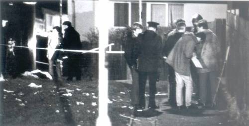 The remains of Joe Fenton, found in a West Belfast housing estate in February 1989