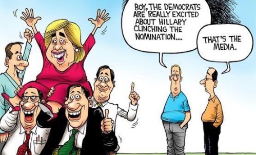 Hillary cartoon